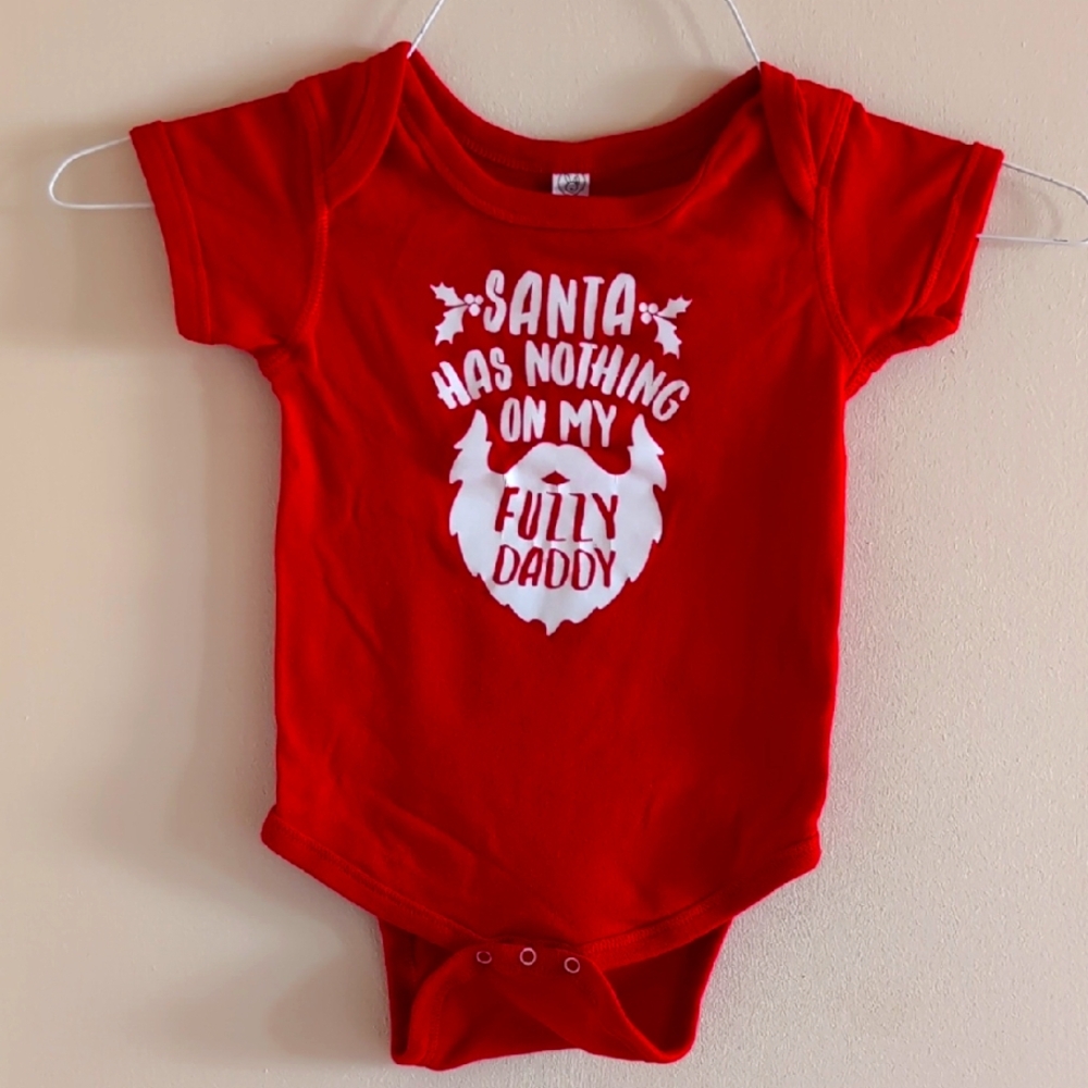 Rabbit Skins Christmas onesie - Sz 18 Months